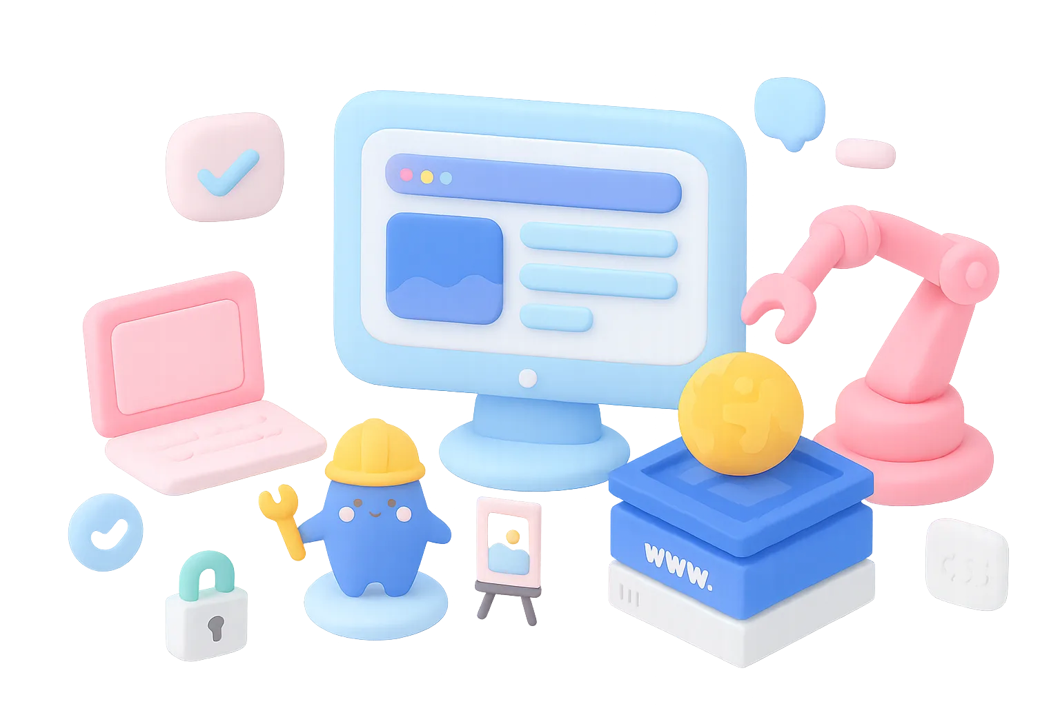 web hosting illustration
